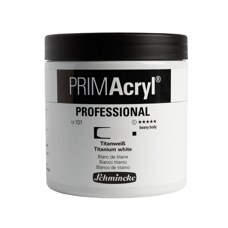 Ακρυλικό χρώμα Schmincke PRIMAcryl Professional 474 ml – Titanium white