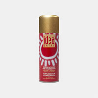 Ακρυλικο χρώμα σπρει και βερνίκι MAIMERI Idea Spray 200 ml – Χρυσό με Πούλιες