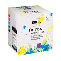 Ακρυλικό μελάνι KREUL 50 ml - σετ 6 τεμαχίων