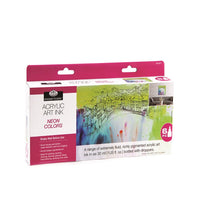 Ακρυλικό μελάνι Royal & Langnickel neon colours 6 x 30 ml