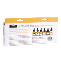 Ακρυλικό μελάνι Royal & Langnickel βασικά χρώματα 6 x 30 ml