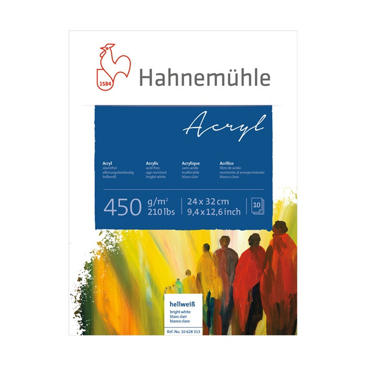 Ακρυλικό σημειωματάριο από HAHNEMÜHLE 10 φύλλα  | διαφορετικές διαστάσεις