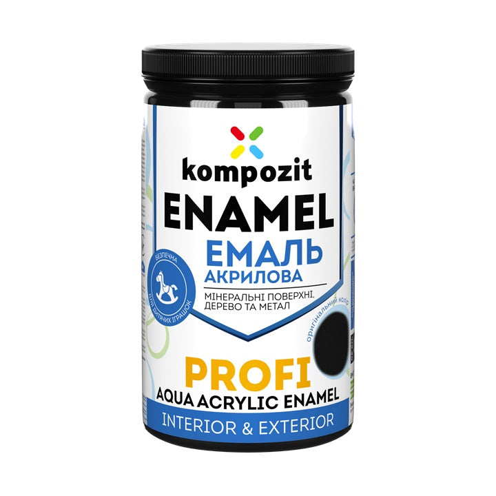 Ακρυλικό σμάλτο  KOMPOZIT PROFI Gloss 0.3 l | διάφορες αποχρώσεις