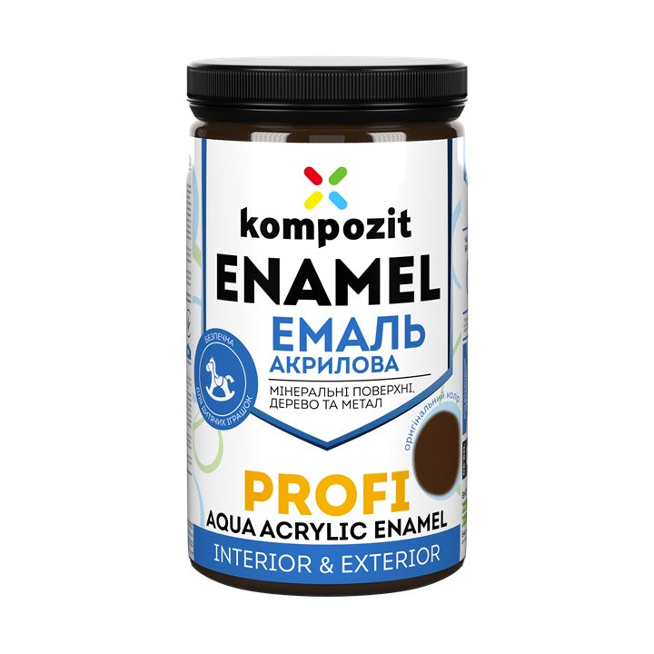 Ακρυλικό σμάλτο  KOMPOZIT PROFI Gloss 0.3 l | διάφορες αποχρώσεις