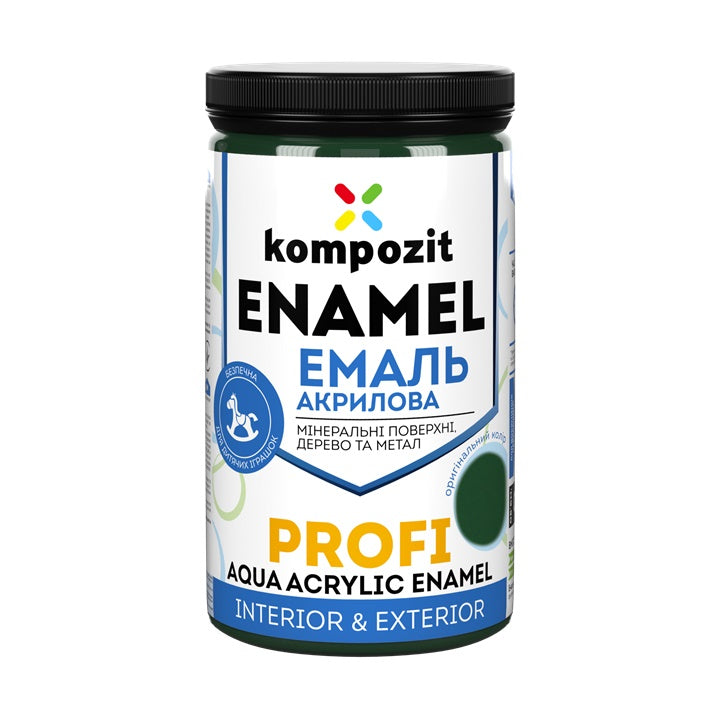 Ακρυλικό σμάλτο  KOMPOZIT PROFI Gloss 0.3 l | διάφορες αποχρώσεις