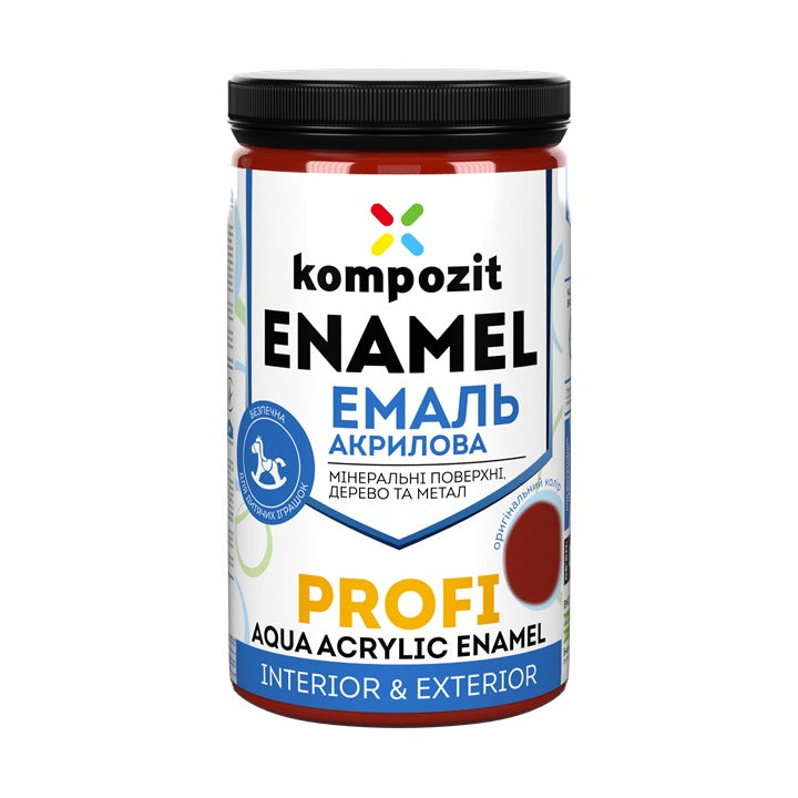 Ακρυλικό σμάλτο  KOMPOZIT PROFI Gloss 0.3 l | διάφορες αποχρώσεις