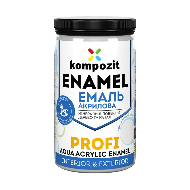 Ακρυλικό σμάλτο  KOMPOZIT PROFI Gloss 0.3 l | διάφορες αποχρώσεις