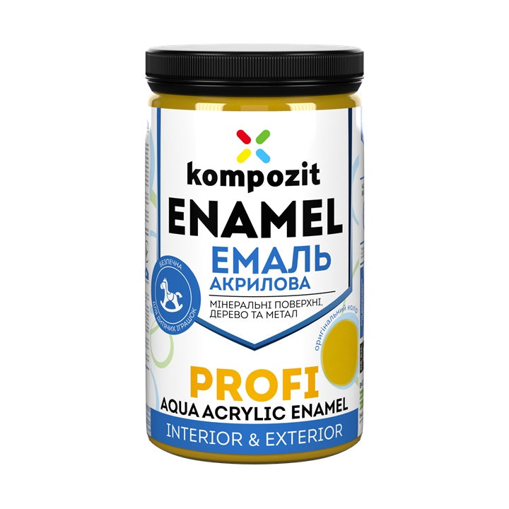 Ακρυλικό σμάλτο  KOMPOZIT PROFI Gloss 0.3 l | διάφορες αποχρώσεις