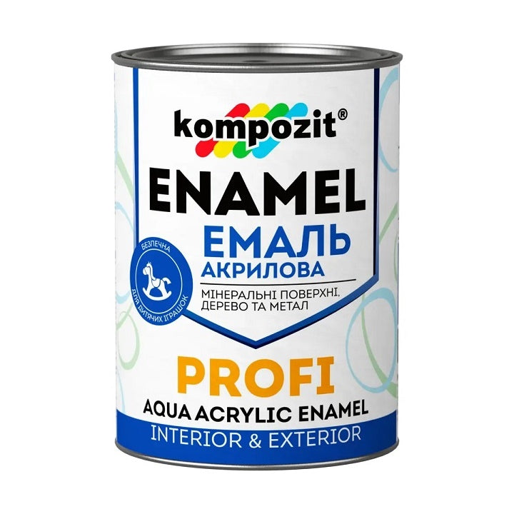 Ακρυλικό σμάλτο  KOMPOZIT PROFI Silky Matt 0.7 l | διάφορες αποχρώσεις