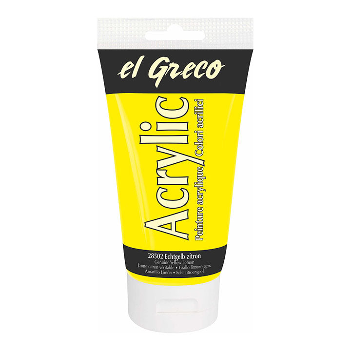 Ακρυλικο χρωμα El Greco 150 ml | διαλεξτε αποχρωση
