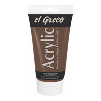 Ακρυλικο χρωμα El Greco 150 ml | διαλεξτε αποχρωση - Καφέ Vandyke