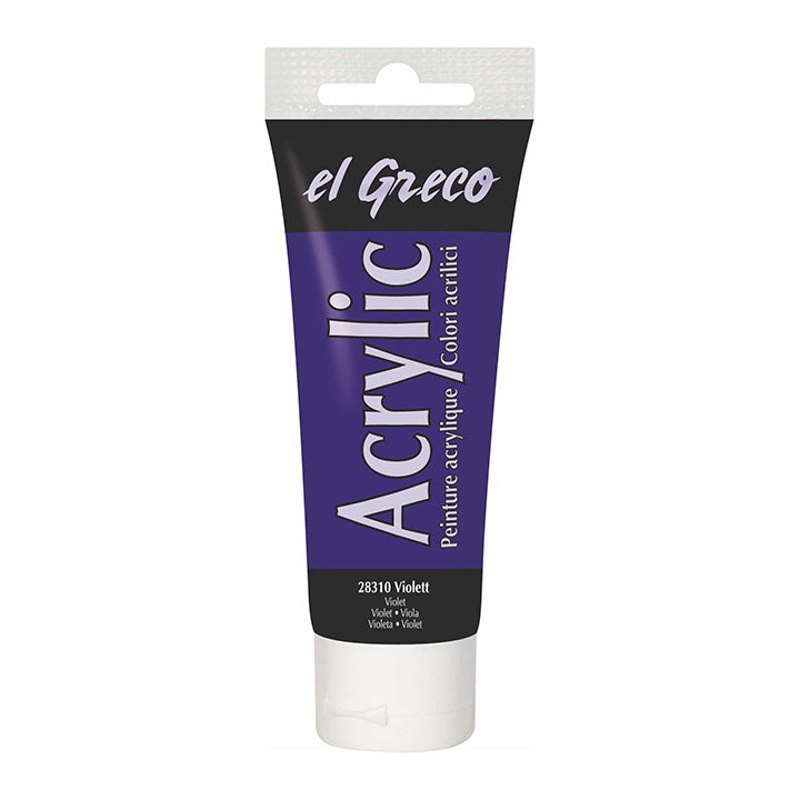 Ακρυλικο χρωμα El Greco 75 ml | διαλεξτε αποχρωση