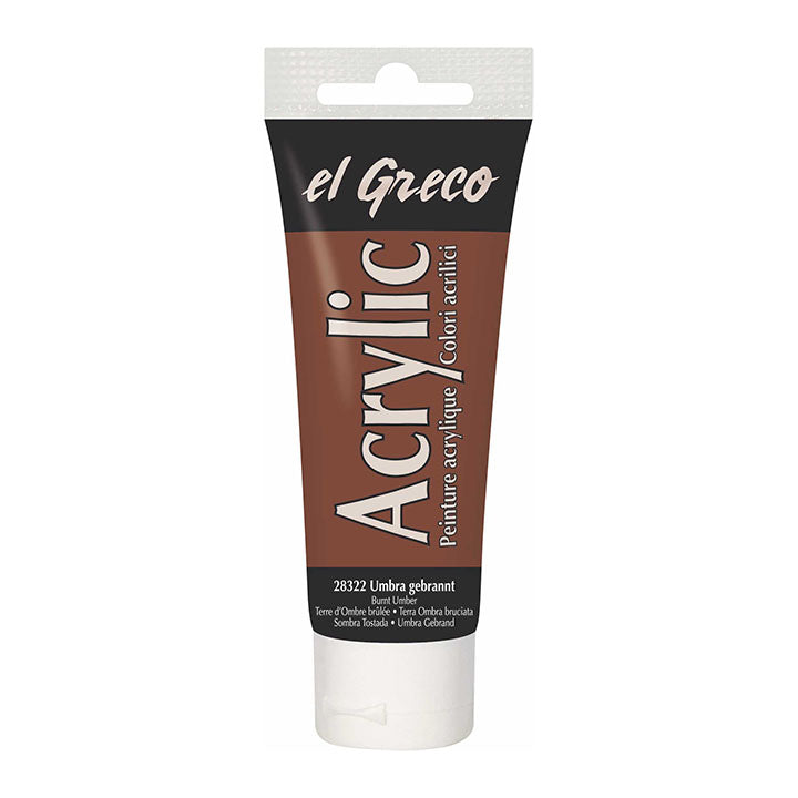 Ακρυλικο χρωμα El Greco 75 ml | διαλεξτε αποχρωση