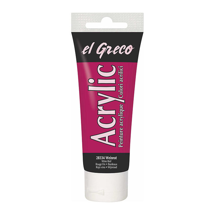 Ακρυλικο χρωμα El Greco 75 ml | διαλεξτε αποχρωση