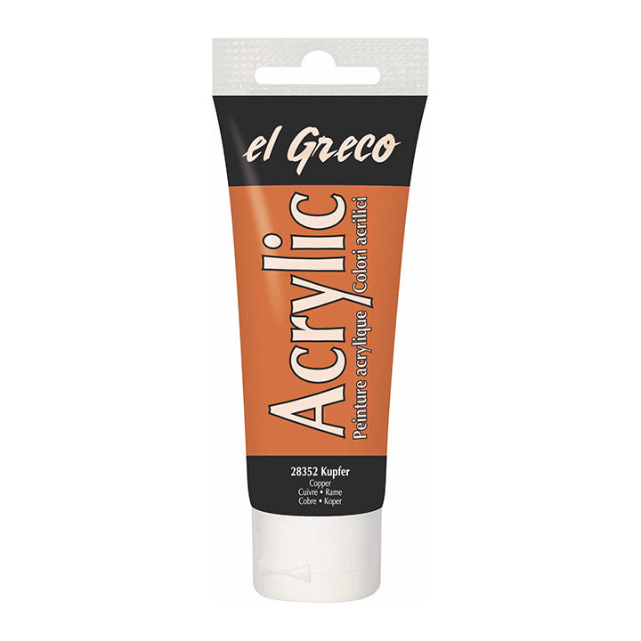 Ακρυλικο χρωμα El Greco 75 ml | διαλεξτε αποχρωση