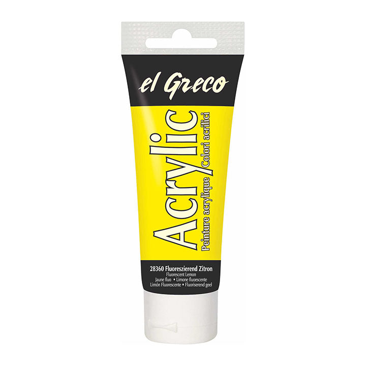 Ακρυλικο χρωμα El Greco 75 ml | διαλεξτε αποχρωση
