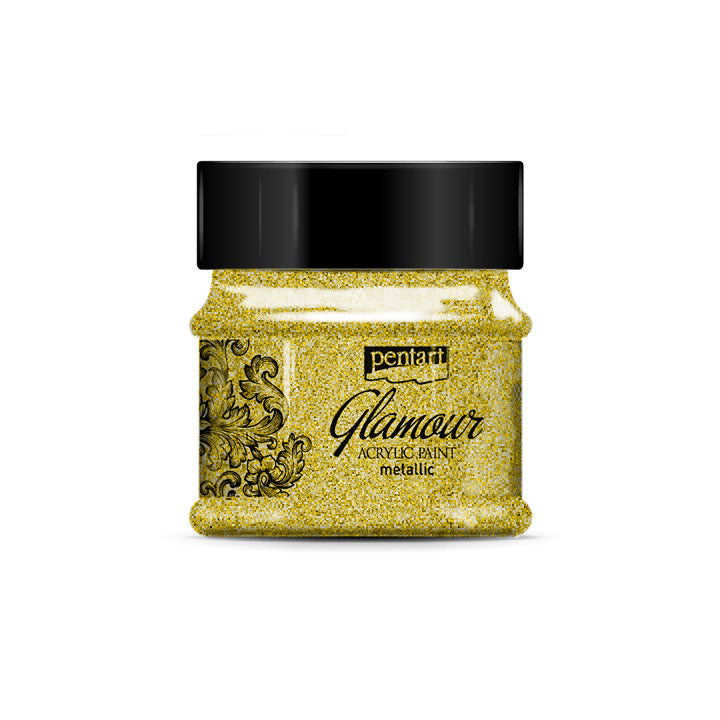 Ακρυλικο χρωμα Glamour μεταλλικο 50ml | διάφορα χρώματα