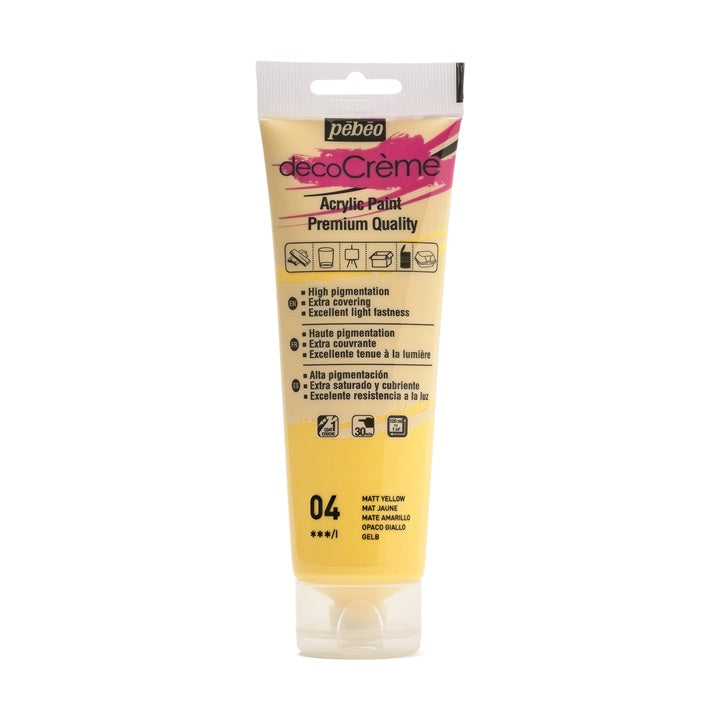 Ακρυλικό χρώμα  Pebeo decoCreme 120 ml | διάφορα χρώματα
