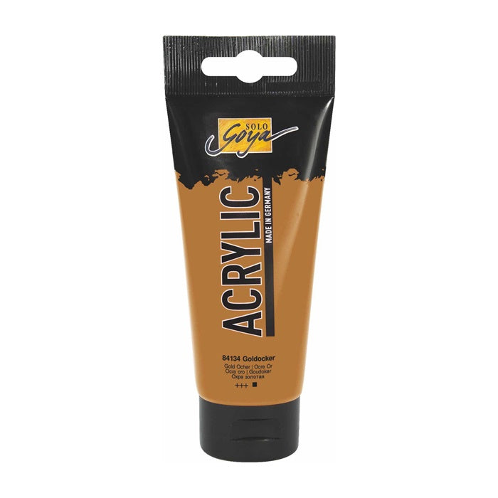 Ακρυλικό χρώμα Solo Goya Acrylic 100 ml | διαλέξτε απόχρωση - 34 Χρυσαφένια Ώχρα