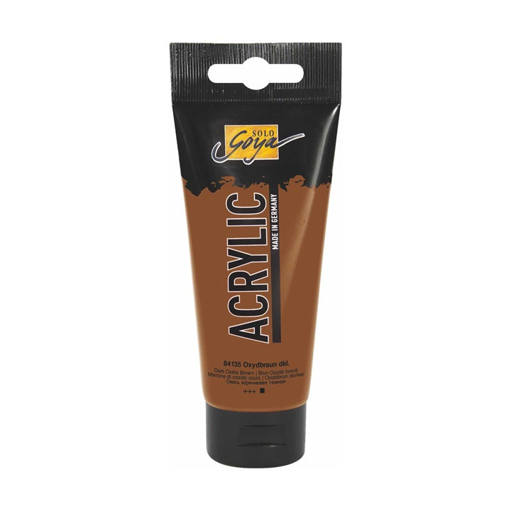 Ακρυλικό χρώμα Solo Goya Acrylic 100 ml | διαλέξτε απόχρωση - 35 Σκούρο Καφέ Οξειδίου