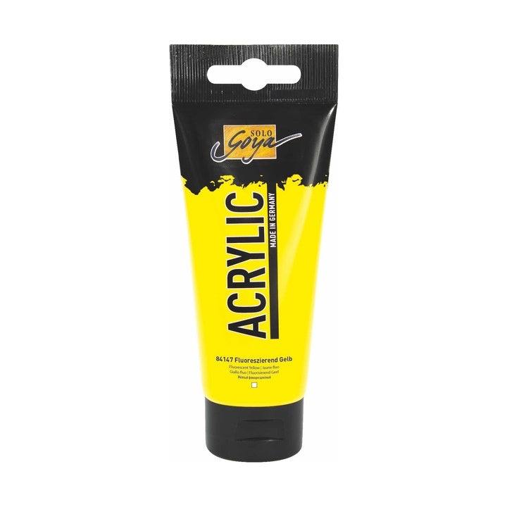Ακρυλικό χρώμα Solo Goya Acrylic 100 ml | διαλέξτε απόχρωση - 47 Φωσφοριζέ Κίτρινο