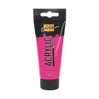 Ακρυλικό χρώμα Solo Goya Acrylic 100 ml | διαλέξτε απόχρωση - 48 Φωσφοριζέ Ροζ