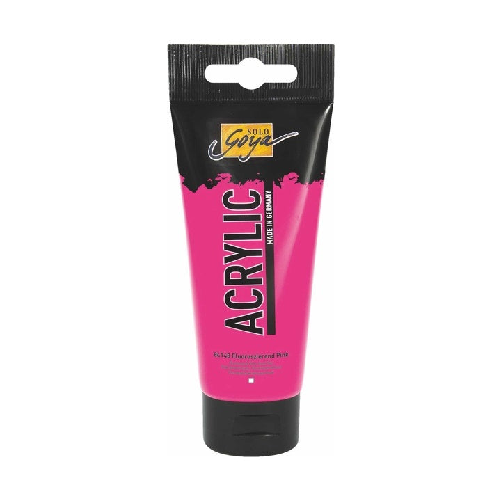 Ακρυλικό χρώμα Solo Goya Acrylic 100 ml | διαλέξτε απόχρωση - 48 Φωσφοριζέ Ροζ