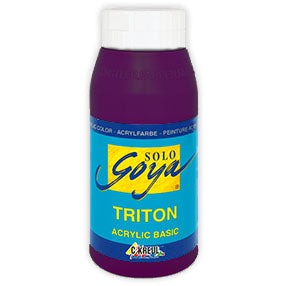 Ακρυλικο χρώμα Solo Goya TRITON 750 ml | διάφορα χρώματα - Μελιτζανί