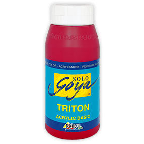 Ακρυλικο χρώμα Solo Goya TRITON 750 ml | διάφορα χρώματα - Καρμίνιο