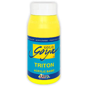 Ακρυλικο χρώμα Solo Goya TRITON 750 ml | διάφορα χρώματα - Κιτρινωπό