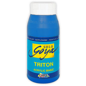 Ακρυλικο χρώμα Solo Goya TRITON 750 ml | διάφορα χρώματα - Βασικό Μπλε