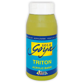 Ακρυλικο χρώμα Solo Goya TRITON 750 ml | διάφορα χρώματα - Ανοιχτό Πράσινο της Ελιάς