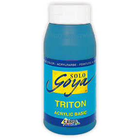 Ακρυλικο χρώμα Solo Goya TRITON 750 ml | διάφορα χρώματα - Τυρκουάζ Μπλε