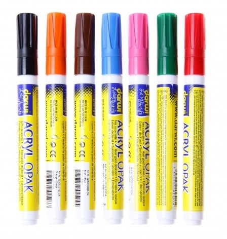 ακρυλικος μαρκαδορος ACRYL γενικης χρησεως 2mm - 6 ml | διαλεξτε χρωμα