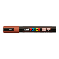 Ακρυλικός Μαρκαδόρος Posca PC-5M, 1,8 – 2,5 mm, Καστανό (20)