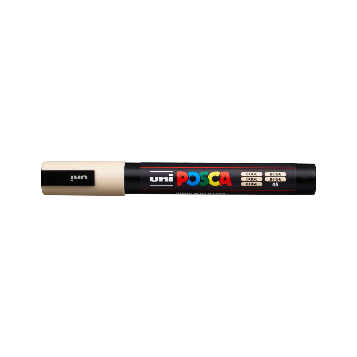 Ακρυλικός μαρκαδόρος Posca PC-5M, 1,8 – 2,5 mm, μπεζ (45)