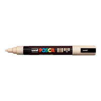 Ακρυλικός μαρκαδόρος Posca PC-5M, 1,8 – 2,5 mm, μπεζ (45)