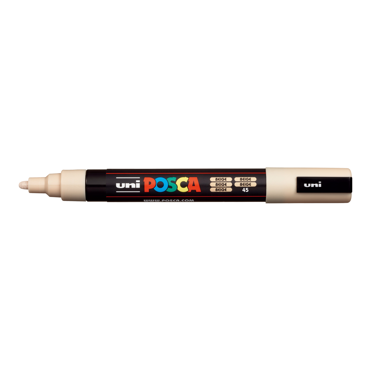 Ακρυλικός μαρκαδόρος Posca PC-5M, 1,8 – 2,5 mm, μπεζ (45)