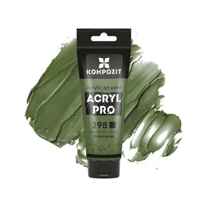 Ακρυλικό χρώμα ACRYL PRO ART Composite 75 ml – 298 πράσινο viridian