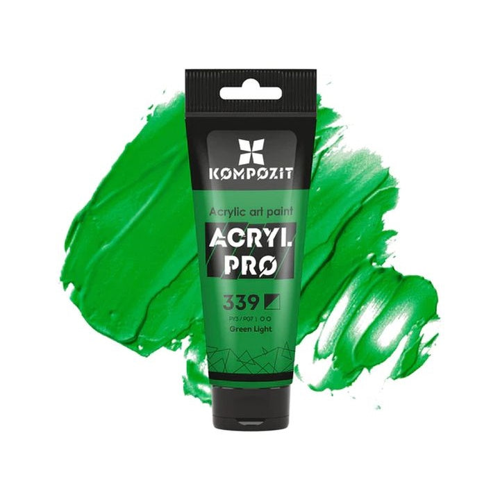 Ακρυλικό χρώμα ACRYL PRO ART Composite 75 ml – 339 ανοιχτό πράσινο
