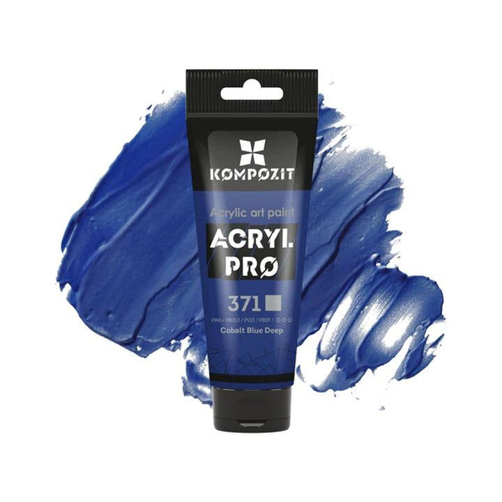 Ακρυλικό χρώμα ACRYL PRO ART Composite 75 ml – 371 μπλε κοβάλτιο πλούσιο
