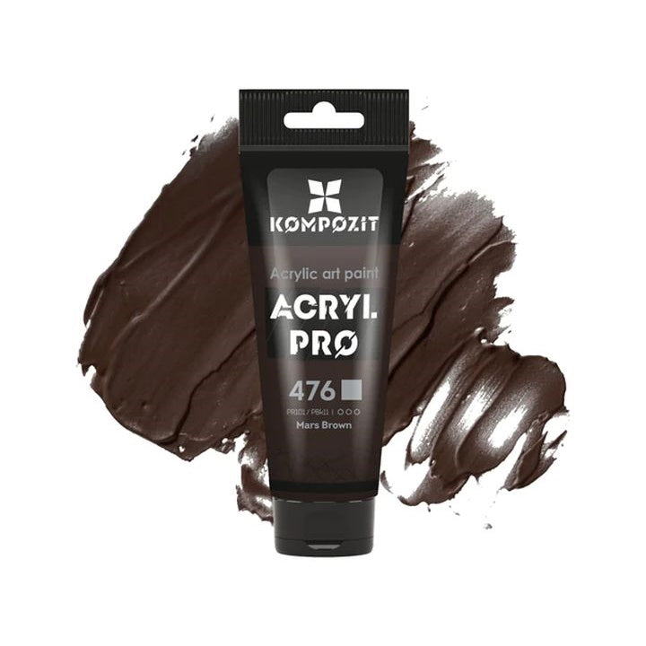 Ακρυλικό χρώμα ACRYL PRO ART Composite 75 ml – 476 mars brown