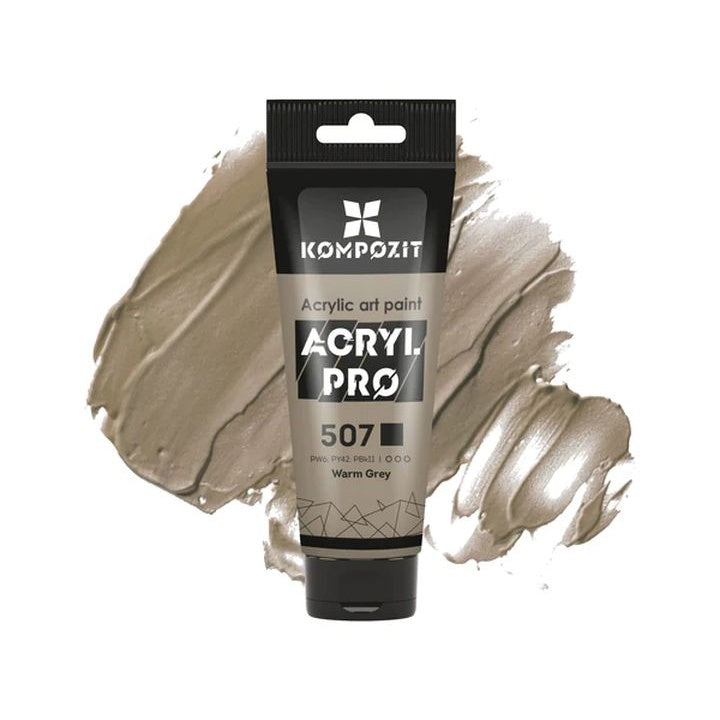 Ακρυλικό χρώμα ACRYL PRO ART Composite 75 ml – 507 ζεστό γκρι