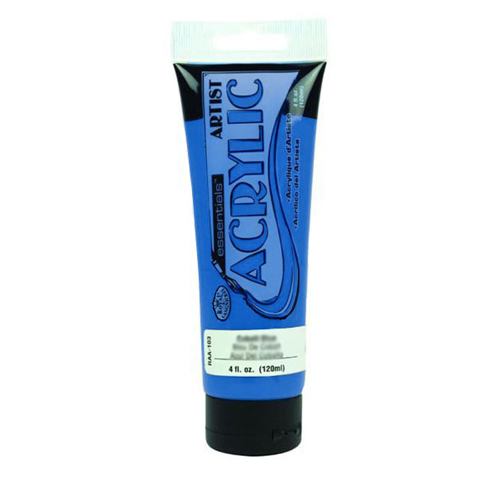 Ακρυλικα χρώματα Akryle Royal Essentials 120ml – Primary Cyan-μπλε