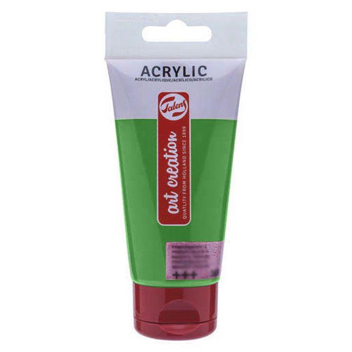 Ακρυλικο χρώμα ArtCreation 200 ml - 24 αποχρωσεις – Permanent Green Light