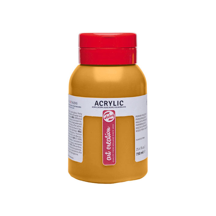 Ακρυλικο χρώμα ArtCreation Essentials 750ml – κιτρινο ωχρας-227