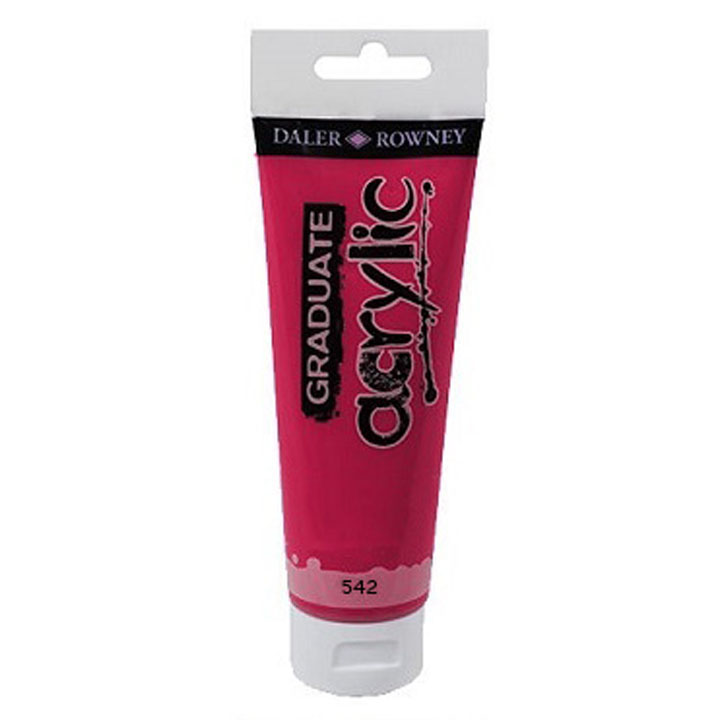 Ακρυλικο χρωμα Daler-Rowney GRADUATE 120 ml – 542 Crimson