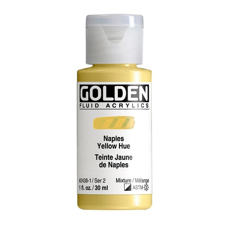 GOLDEN Ακρυλικό χρώμα υγρού 118 ml – 2438 neapolis κίτρινη σκιά