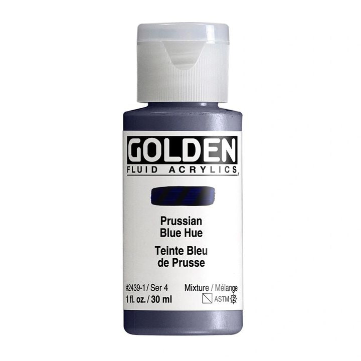 GOLDEN Fluid Acrylic Paint 30 ml – 2439 Μπλε πρωσική απόχρωση