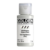 GOLDEN Fluid Interference Ακρυλικό χρώμα 30 ml – 2466 πράσινο
